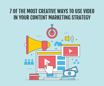 7 of the most creative ways to use video in your content marketing strategy.